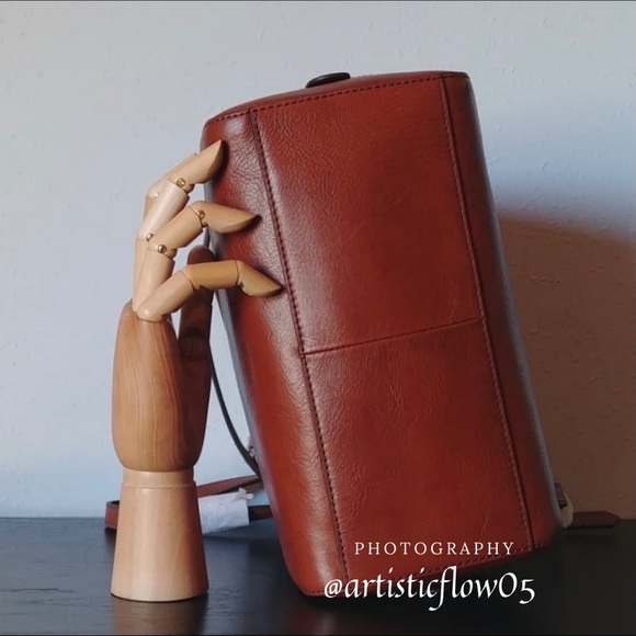 NEW!! Fossil Rachel Satchel in Brown Leather - Picture 3 of 6